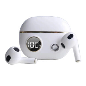 Tai Nghe Bluetooth 5.0 Không Dây phong cách retro màu trắng chống ồn chủ động